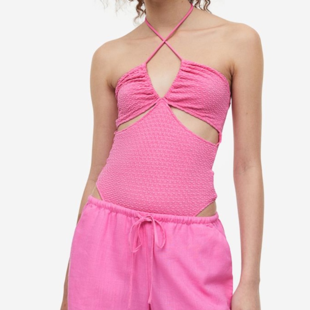 Cut-out Thong Bodysuit